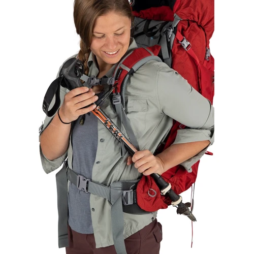 Рюкзак туристический Рюкзак туристический Osprey Ariel Plus 60 Night Jungle Blue M/L синий (009.2455) фото 6
