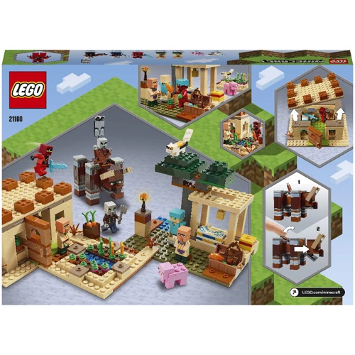 LEGO Minecraft Патруль розбійників (21160): Серія MINECRAFT