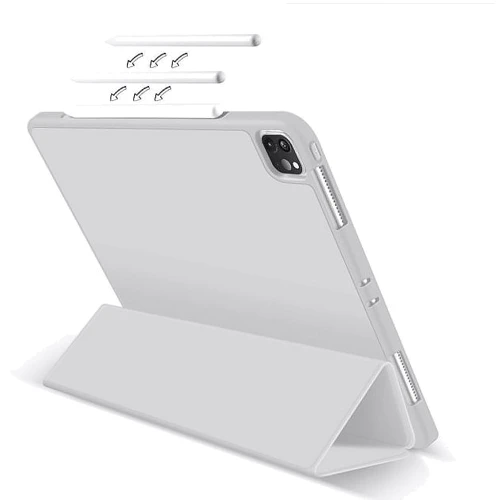 Аксессуар для iPad BeCover Smart Case with Apple Pencil mount Gray (707531) for iPad Pro 12.9" 2020 фото 5