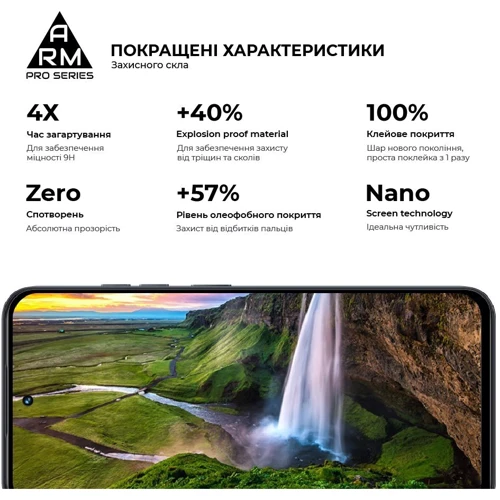 ArmorStandart Tempered Glass Pro Black для Tecno Spark Go 1 (KL4) (ARM81172) фото 5