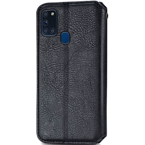 Аксессуар для смартфона Mobile Case Getman Cubic Black for Samsung A217 Galaxy A21s: Материал искусcтвенная кожа и термополиуретан