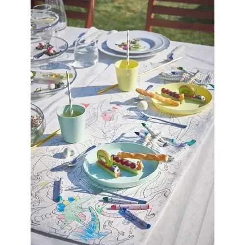 Набор детской столовой посуды IKEA KALAS 36 предметов (70461385)