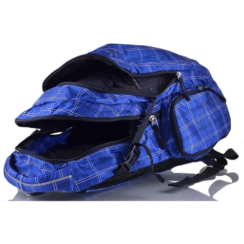 Чоловік рюкзак Onepolar синій (W1572-blue): Застібка Блискавка