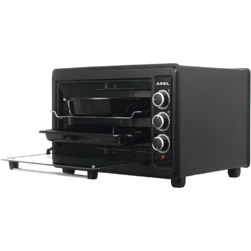 Електрична духовка настільна ASEL AF 40-33 BLACK: Виробник Asel