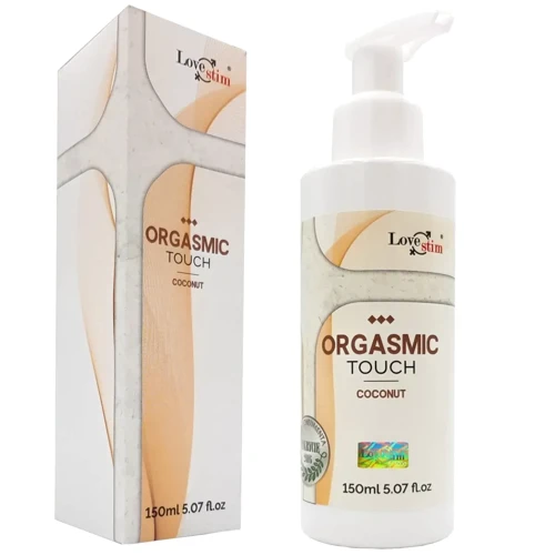 Лубрикант и массажный гель 2в1 с возбуждающим эффектом LoveStim - Orgasmic Touch Coconut, 150 ml
