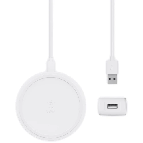 Зарядное устройство Belkin Wireless Fast Charging Pad 10W White (F7U082VFWHT): Тип беспроводное