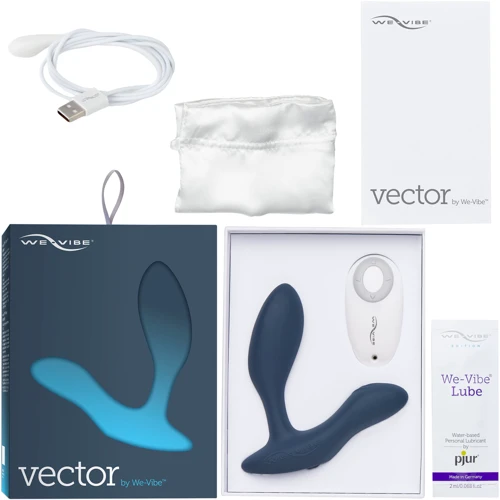 Умный массажер простаты Vector by We-Vibe с дистанционным управлением, 8,5х2,9 см