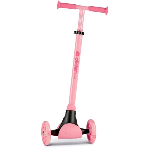 Самокат Yvolution YGlider KIWI Розовый Y101260: Конструкция рамы цельная