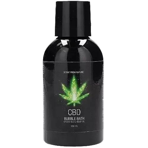 Набор для ванны и душа CBD Luxe Travel set - GREEN TEA & HEMP OIL (4 предмета)