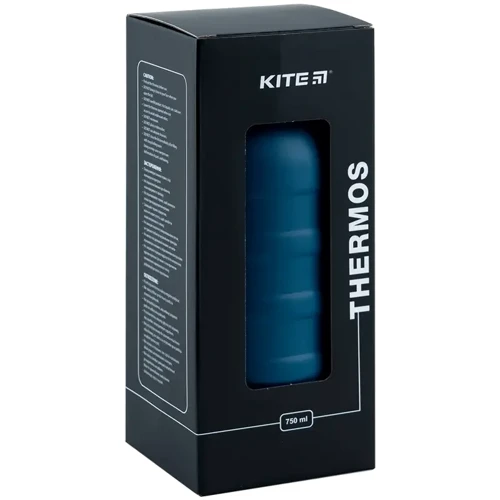 Термос Kite 750 мл синій (K24-1205-1): Тип Термос