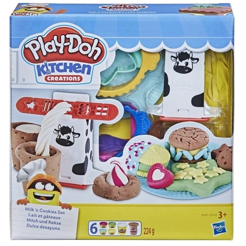 Набір HASBRO Play-Doh Смішні закуски (E5112_E5471 MILK N COOKIES SET) фото 11