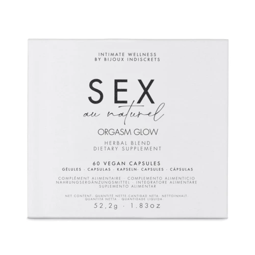 Натуральная пищевая добавка для повышения либидо Bijoux Indiscrets Sex au Naturel — Orgasm Glow
