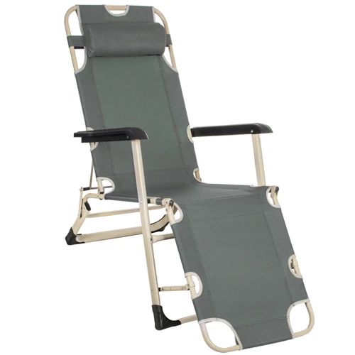 Шезлонг Springos Zero Gravity для пляжа, террасы и сада GC0036