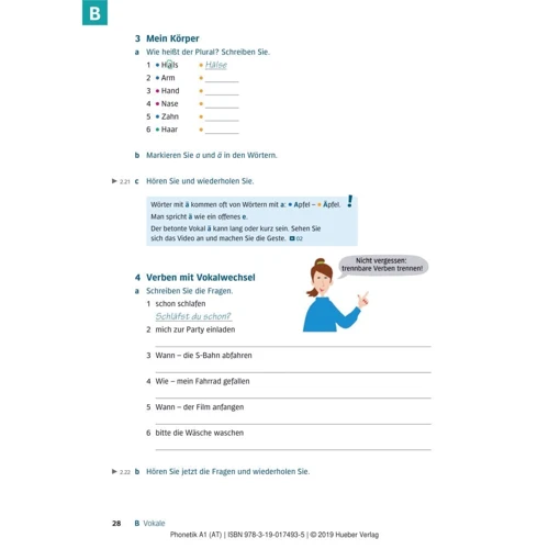 Deutsch üben: Phonetik A1 mit Audios und App mit Videos: Жанр Учебники и пособия