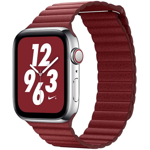 Аксесуар для Watch COTEetCI W7 Leather Magnet Band Red (WH5205-RD) for Apple Watch 38/40/41mm
