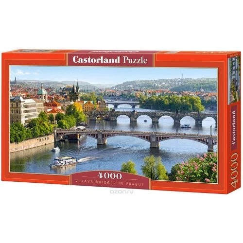 Пазлы Castorland Мосты над Влтавой, Чехия 4000 элементов (С-400096)