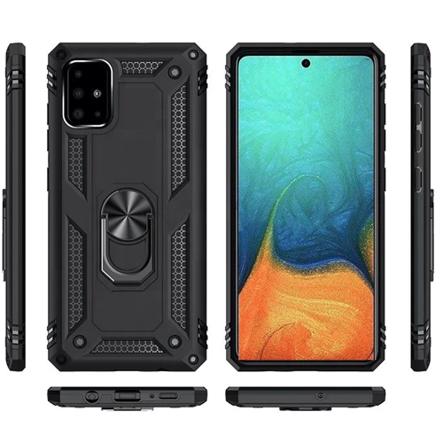 Чехол для телефонов BeCover Military Black for Samsung M515 Galaxy M51 (705569): Материал TPU (термополиуретан) и пластик