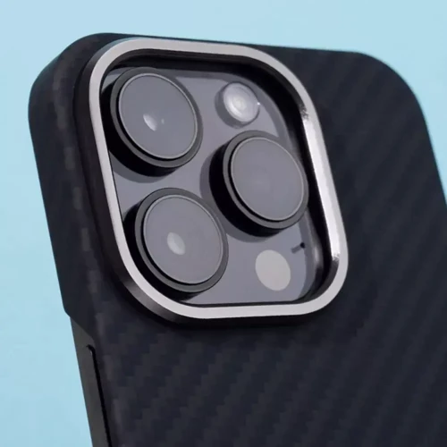Чохол для iPhone Proove Carbon Slim with Magnetic Ring Black для iPhone 14 Pro: Матеріали Карбон