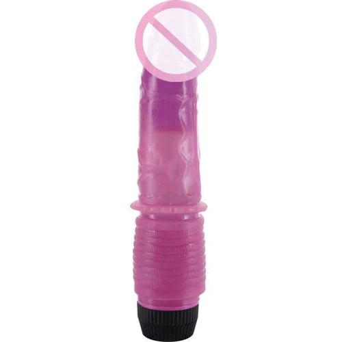 Вибратор гелевый Jelly Purple, 18x3.5 см