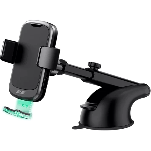Тримач 2Е Car Holder Wireless Charger 15W 4.7-6.7" Black (2E-WCQ01-10) фото 6