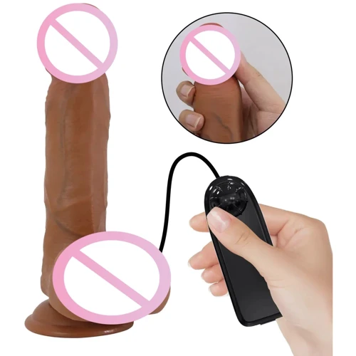 Вибратор LYBAILE Beautiful Bahamut Vibration 8.5" Brown (BW-008105ZR-1)