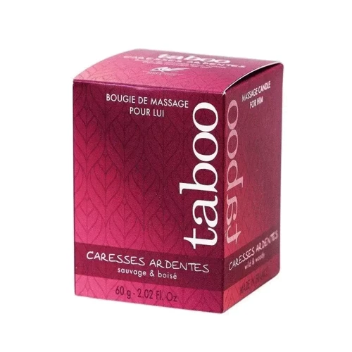Массажная свеча для женщин TABOO Caresses Ardentes, 60 гр