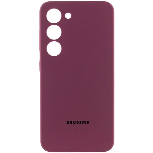 Чехол для телефонов Lakshmi Premium Silicone Case with Logo Full Camera Plum for Samsung S926 Galaxy S24 Plus