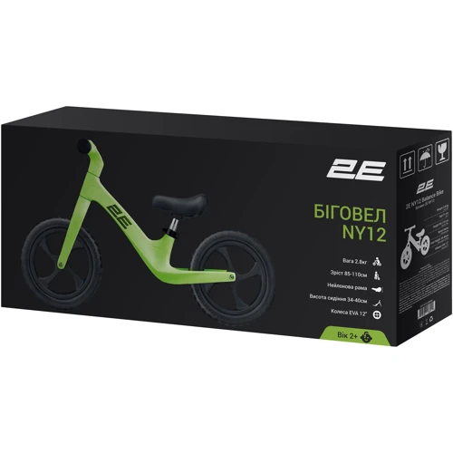 Беговел 2E NY 12" салатовый (ZCY-NY12-GREEN)