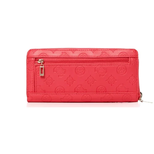 Женский кошелек Guess Logo Love Slg Large Zip Around красный (SWSG7662460-HIB): Пол Женский