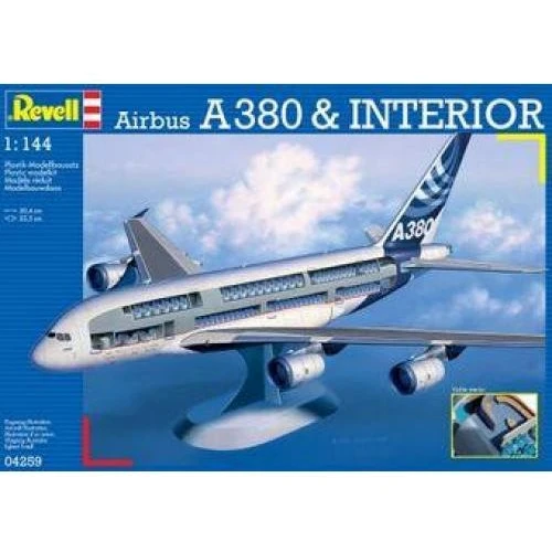 Авиалайнер Revell Airbus A380 'Visible Interior' (RV04259)
