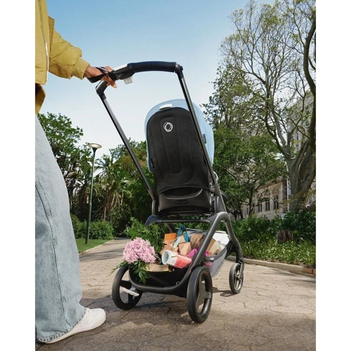 Прогулянкова коляска Bugaboo Dragonfly Black/Grey Melange (без капюшона) (100047023) фото 7