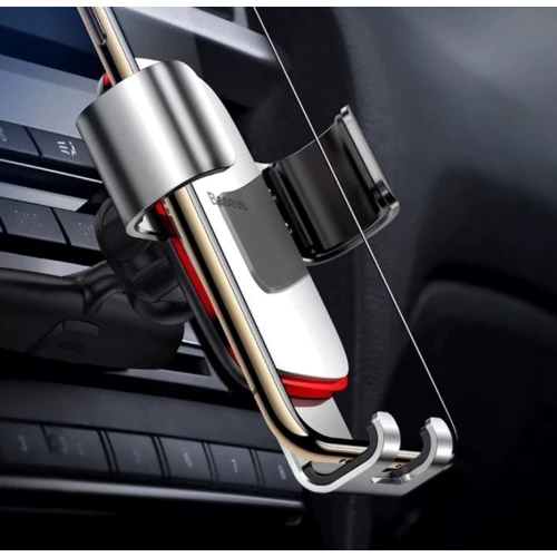 Держатель Baseus Car Holder CD Slot Mount Metal Age Gravity Silver (SUYL-J0S) фото 11