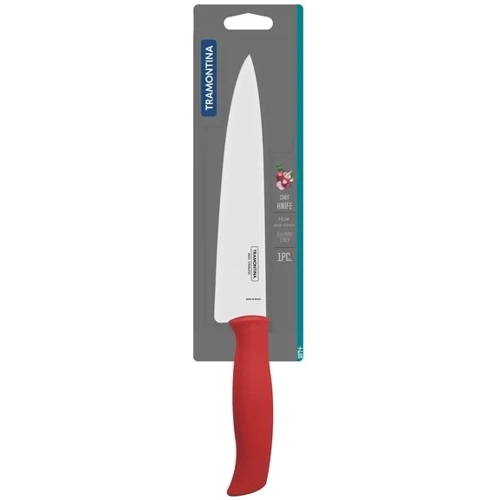 Ніж Tramontina SOFT PLUS red Chef 20.3 см (23664/178): Рукоятка Полипропилен