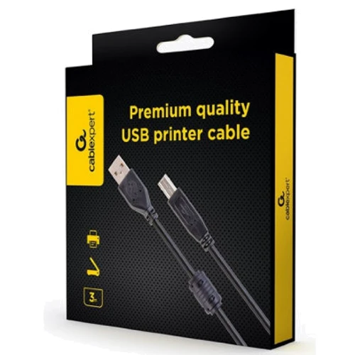 Cablexpert USB 2.0 AM/BM 3.0m ferrite (CCFB-USB2-AMBM-3M)