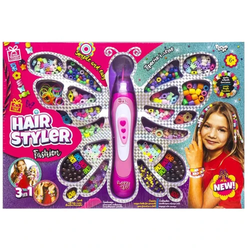 Набір креативної творчості Danko Toys "Hair Styler. Fashion" HS-01-01 верстат для плетіння куміхімо: Виробник Danko toys