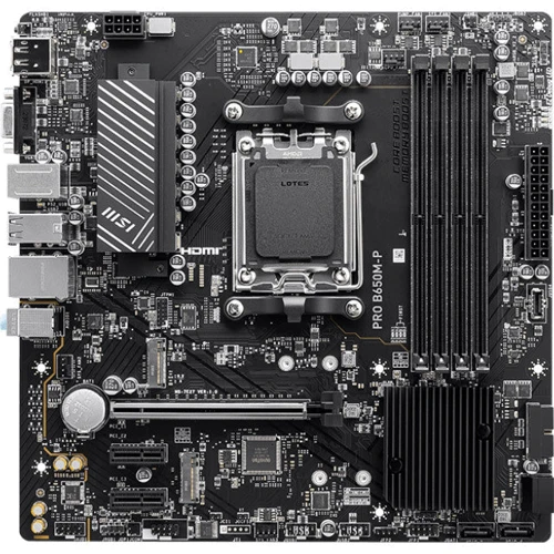 MSI Pro B650M-P: Оперативная память 4xDDR5 4800 МГц, до 192 ГБ
