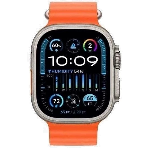 Apple Watch Ultra 2 GPS + Cellular 49mm Titanium Case with Orange Ocean Band (MREH3) Approved Витринный образец фото 8