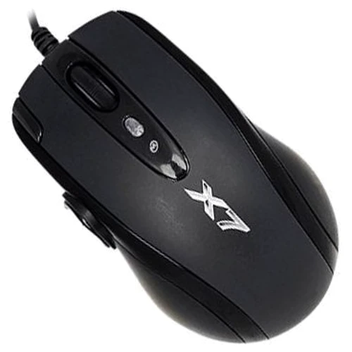 Мышь A4 Tech F6 USB Black: Тип сенсора оптический