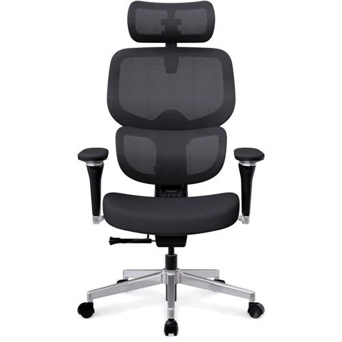 Кресло Mealux D2 Air Fabric Black (HF-D2 F/B): Тип для руководителей