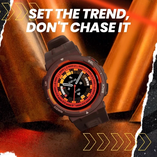 Смарт-часы Amazfit Active Edge Lava Black: Дисплей 1.32" TFT (360x360) / 277ppi