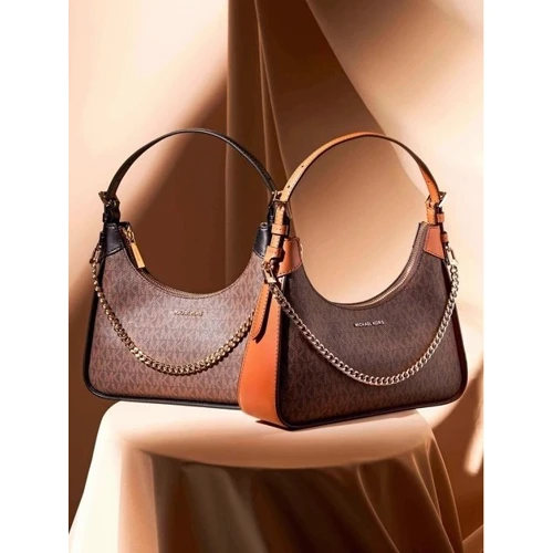 Женская сумка хобо Michael Kors WILMA MD EW POUCHETTE темно-коричневая (32R3G3WN6B252): Пол Женский