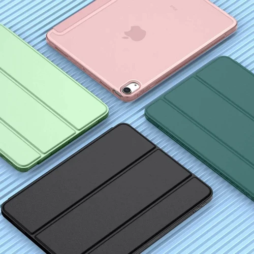 Аксесуар для iPad BeCover Case Book Tri Fold Hard Black для iPad Air 2020/iPad Air 2022 (706860): Матеріал искусственная кожа