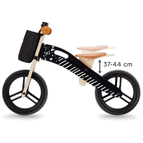 Беговел Kinderkraft Runner Vintage Black (KKRRUNVBLK00AC): Цвет черный
