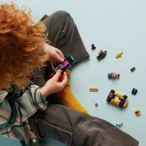 Конструктор LEGO City Картинг и гонщики 99 деталей (60400) фото 5