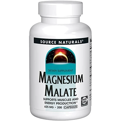 

Source Naturals Magnesium Malate, 625 mg, 200 Caps