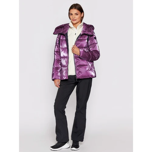 Куртка Woman Jacket Fix Hood 31K2856-C910 44 фіолетовий демісезон з капюшоном: Сезон Демисезон