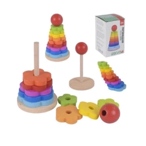 Сортер 4FUN Game Club Wood Піраміда (50046)
