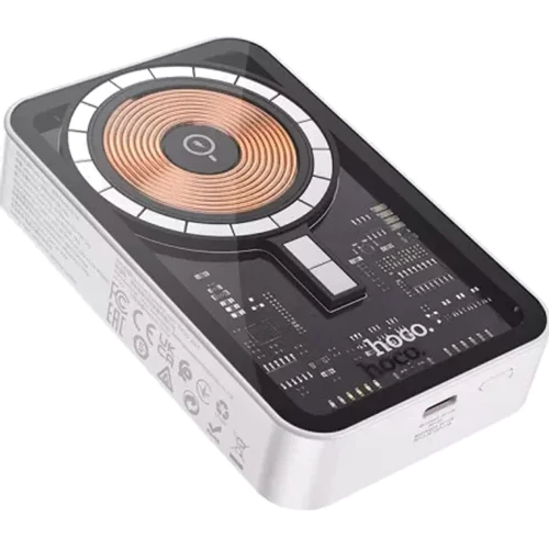 Внешний аккумулятор Hoco Power Bank 10000mAh Q10A MagSafe 20W White: Количество USB 1