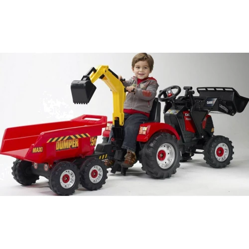 Детский трактор Falk Case Ih Puma на педалях Красный (995W): Материал корпуса пластик