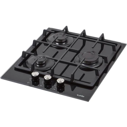 Варильна поверхня газова Ventolux HSF430-S3G CS (BK): Розташування панелі спереду